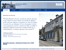 Tablet Screenshot of notaire-biller.be